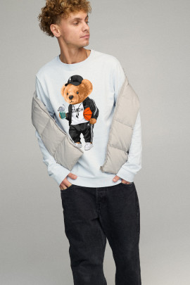 Світшот чоловічий BASIC /no flis/