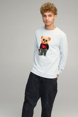 Світшот чоловічий BASIC /no flis/