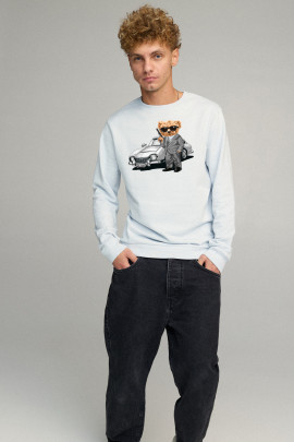 Світшот чоловічий BASIC /no flis/