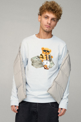 Світшот чоловічий BASIC /no flis/