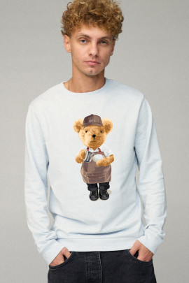 Світшот чоловічий BASIC /no flis/