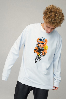 Світшот чоловічий OVERSIZE /no flis/