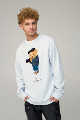 Світшот чоловічий OVERSIZE /no flis/