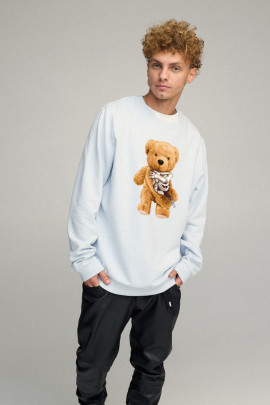 Світшот чоловічий OVERSIZE /no flis/