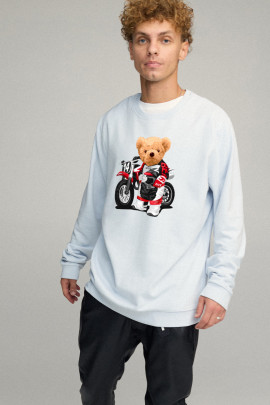 Світшот чоловічий OVERSIZE /no flis/