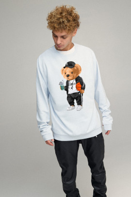 Світшот чоловічий OVERSIZE /no flis/