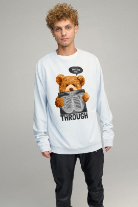 Світшот чоловічий OVERSIZE /no flis/