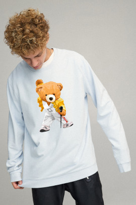 Світшот чоловічий OVERSIZE /no flis/