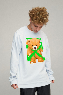 Світшот чоловічий OVERSIZE /no flis/