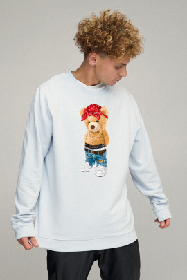 Світшот чоловічий OVERSIZE /no flis/