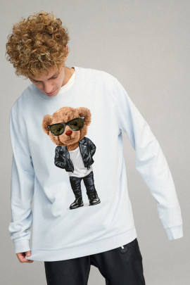 Світшот чоловічий OVERSIZE /no flis/