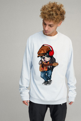 Світшот чоловічий OVERSIZE /no flis/