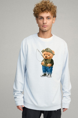 Світшот чоловічий OVERSIZE /no flis/