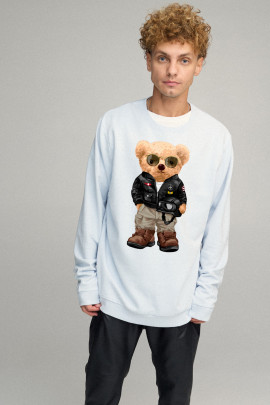 Світшот чоловічий OVERSIZE /no flis/