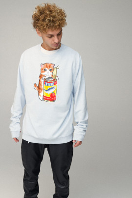 Світшот чоловічий OVERSIZE /no flis/