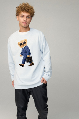 Світшот чоловічий OVERSIZE /no flis/