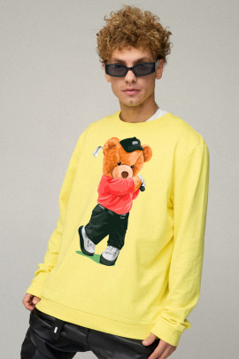 Світшот чоловічий OVERSIZE /no flis/