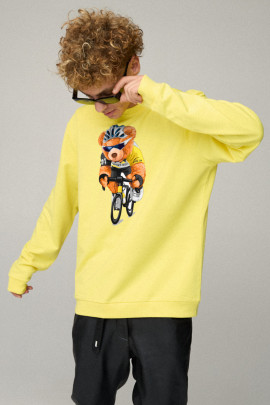 Світшот чоловічий OVERSIZE /no flis/