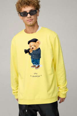 Світшот чоловічий OVERSIZE /no flis/