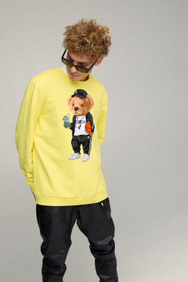 Світшот чоловічий OVERSIZE /no flis/