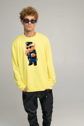 Світшот чоловічий OVERSIZE /no flis/