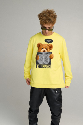 Світшот чоловічий OVERSIZE /no flis/