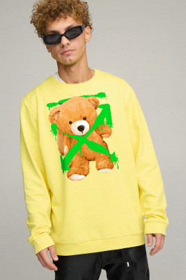 Світшот чоловічий OVERSIZE /no flis/