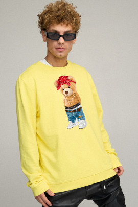 Світшот чоловічий OVERSIZE /no flis/