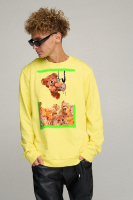 Світшот чоловічий OVERSIZE /no flis/