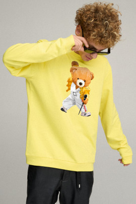 Світшот чоловічий OVERSIZE /no flis/