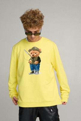 Світшот чоловічий OVERSIZE /no flis/