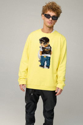 Світшот чоловічий OVERSIZE /no flis/