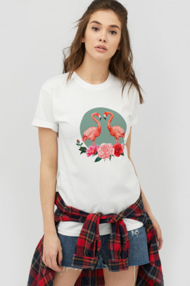 Футболка Boyfriend / дихаючий принт /