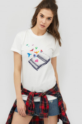 Футболка Boyfriend / дихаючий принт /