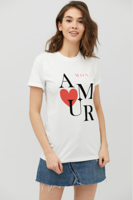 Футболка Boyfriend / дихаючий принт /