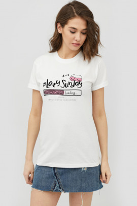 Футболка Boyfriend / дихаючий принт /