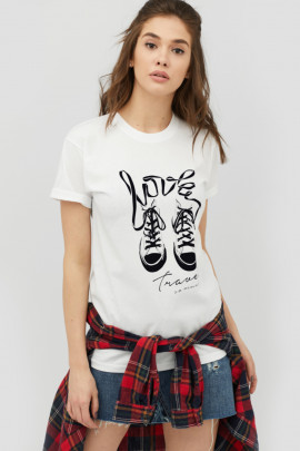 Футболка Boyfriend / дихаючий принт /