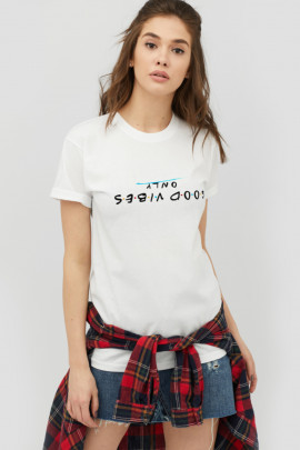 Футболка Boyfriend / дихаючий принт /