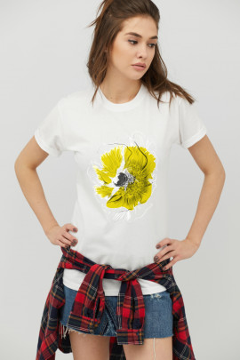 Футболка Boyfriend / дихаючий принт /