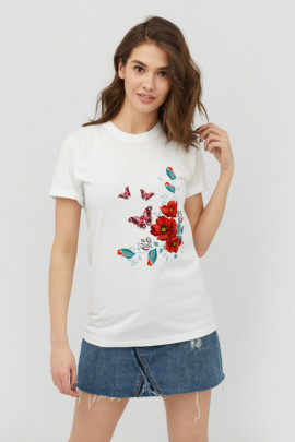 Футболка Boyfriend / дихаючий принт /