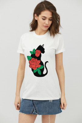 Футболка Boyfriend / дихаючий принт /