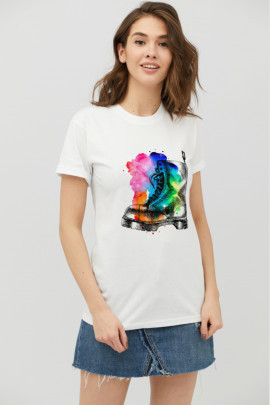 Футболка Boyfriend / дихаючий принт /