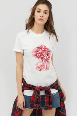 Футболка Boyfriend / дихаючий принт /