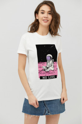 Футболка Boyfriend / дихаючий принт /