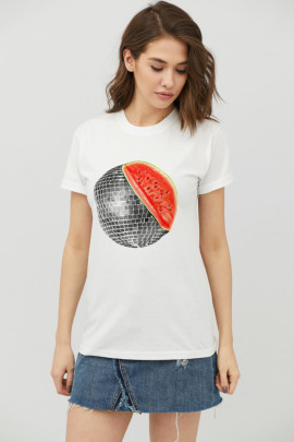 Футболка Boyfriend / дихаючий принт /