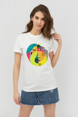 Футболка Boyfriend / дихаючий принт /