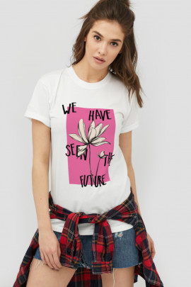 Футболка Boyfriend / дихаючий принт /