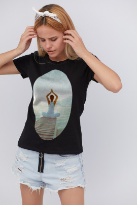 Футболка Basic / дихаючий принт /