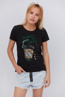 Футболка Basic / дихаючий принт /