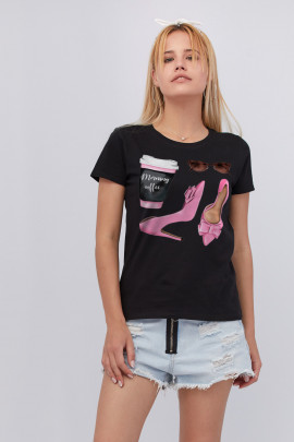 Футболка Basic / дихаючий принт /